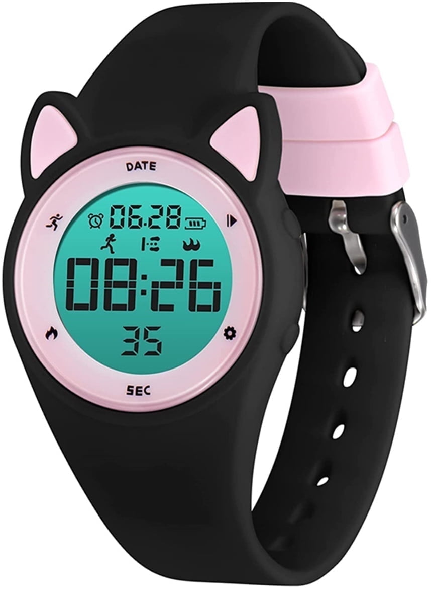 Kids Digital Sport Watch,Watch with Alarm Clock, Stopwatch,Pedometer,Waterproof Watches Christmas Gift