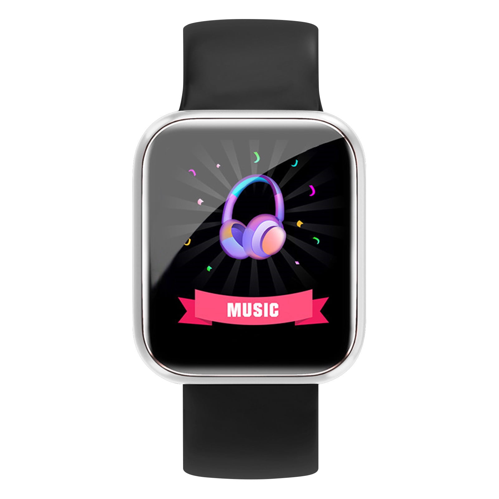 Kids Smart Watch for Boys and Girls,Waterproof Kids Fitness Trackers Watch, Multiple Languages, Calories Counter,Alarm Clock,Great Gifts for Children 6+ (Silver) - Image 2