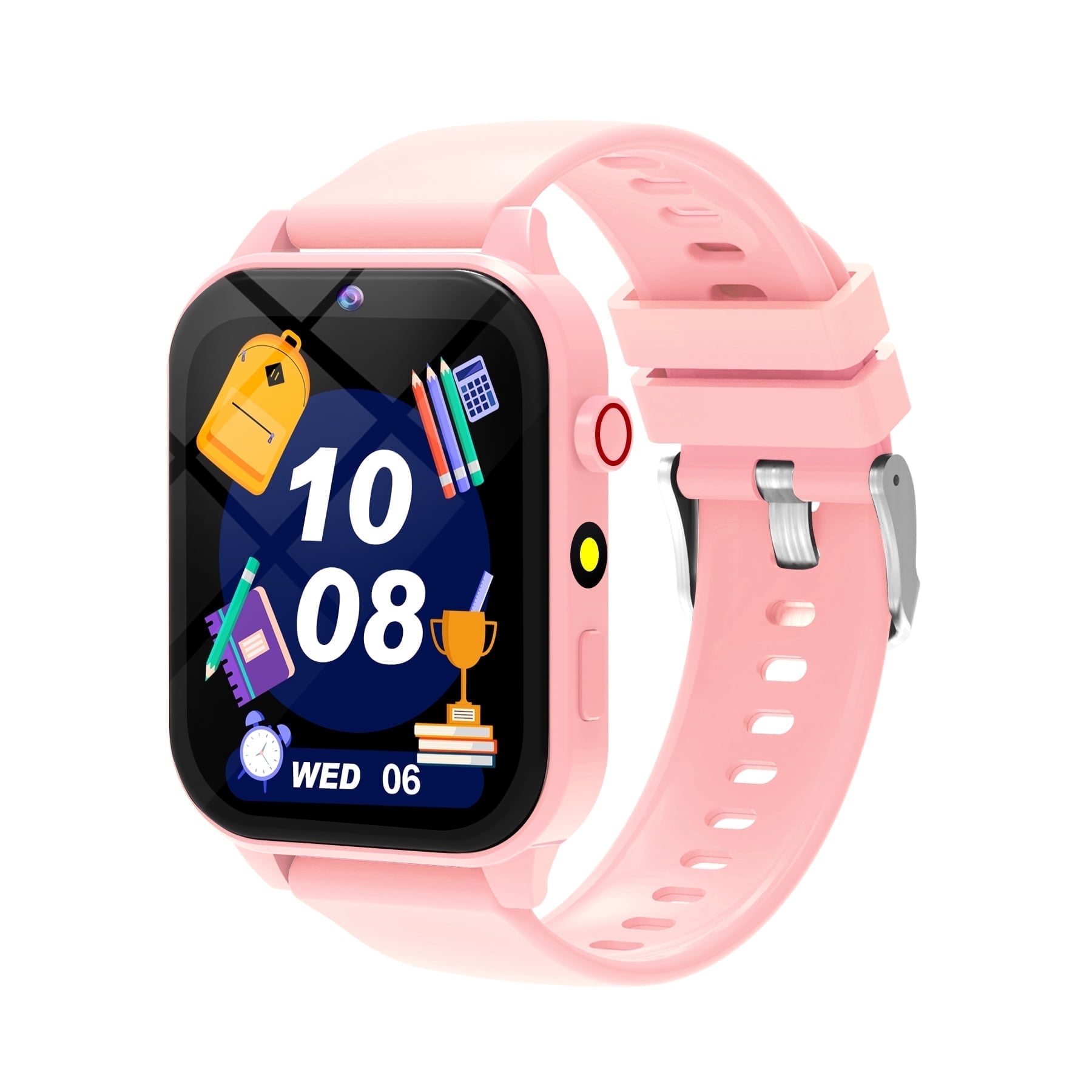 kids smart watch with 18 classic games, camera, pedometer, alarm clock, and timer on the touch screen, suitable for boys and girls aged 3-12 as holiday Christmas gifts