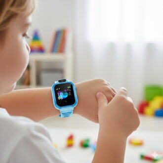 Kids Smart Watch with 2-Way Calling, GPS Tracking & Camera - IP67 Waterproof, 4-Day Battery Life, Games & E-Books for Boys/Girls 3-12