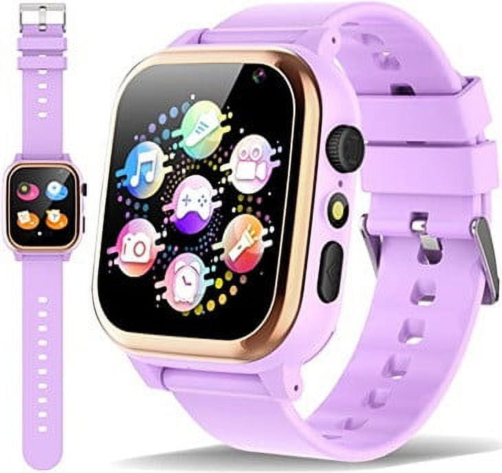 EWSFHUI Kids Game Smart Watch Gift for Girls Age 6-12,14 Puzzle Games HD Touch Screen Kids Watches with Video Camera Music Player Pedometer Flashlight 12/24hr Toys for Girls - Image 5