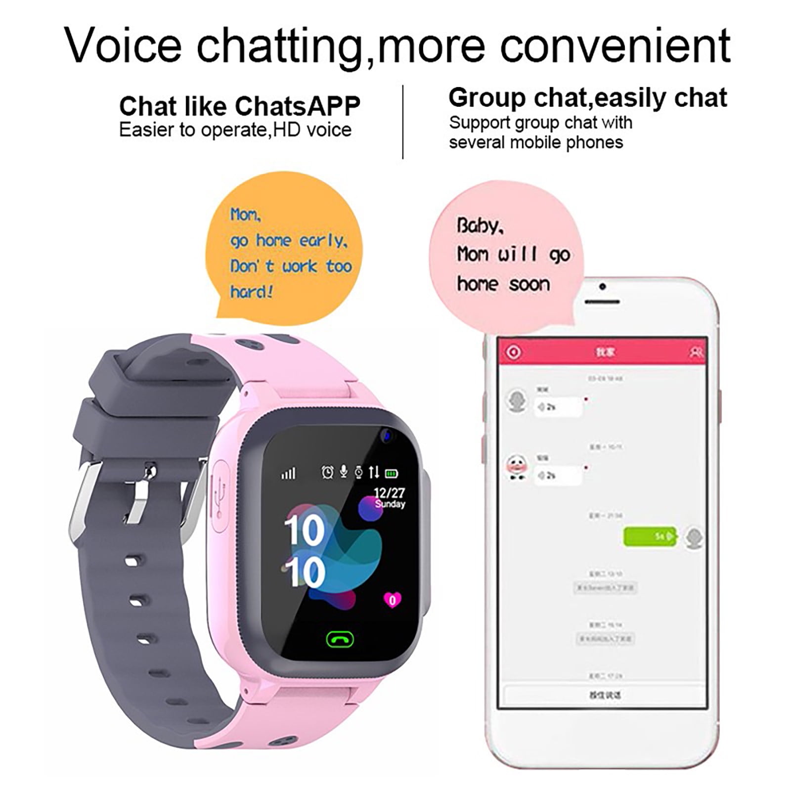 Kids Smart Watches Kids Waterproof Smart Watch Smart Watch for Kids Touchscreen Kids Watches with Video Alarm Camera Music Flashlight Calculator Learning Toys for Girls Boys 3-15 Years Old Birthday - Image 4