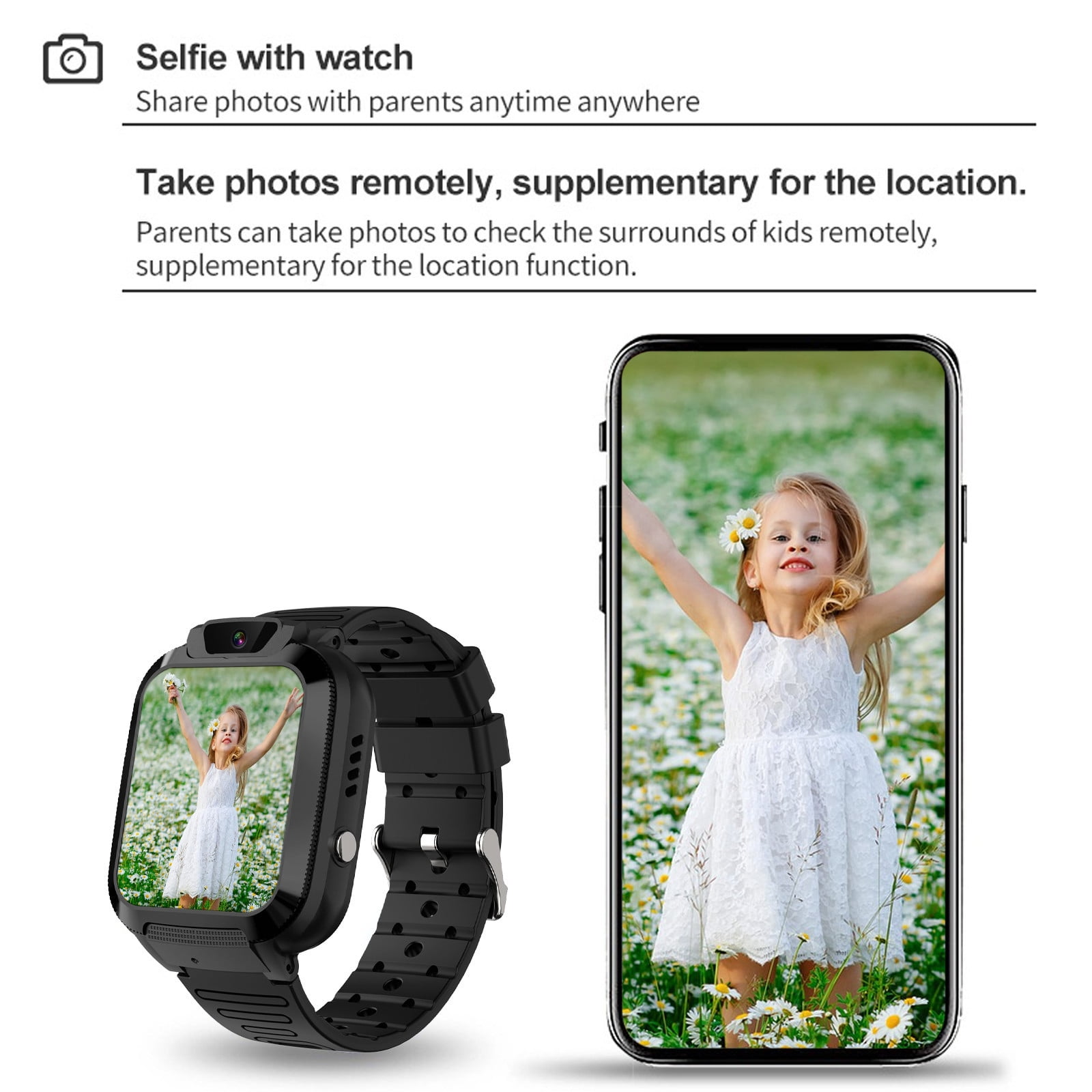 Kids Watch, Smart Watch for Kids,Two-Way Calling Feature, SOS Emergency Call Button Ideal for Kids Aged 3-12, Children’s Cell Phone Alternative - Image 4