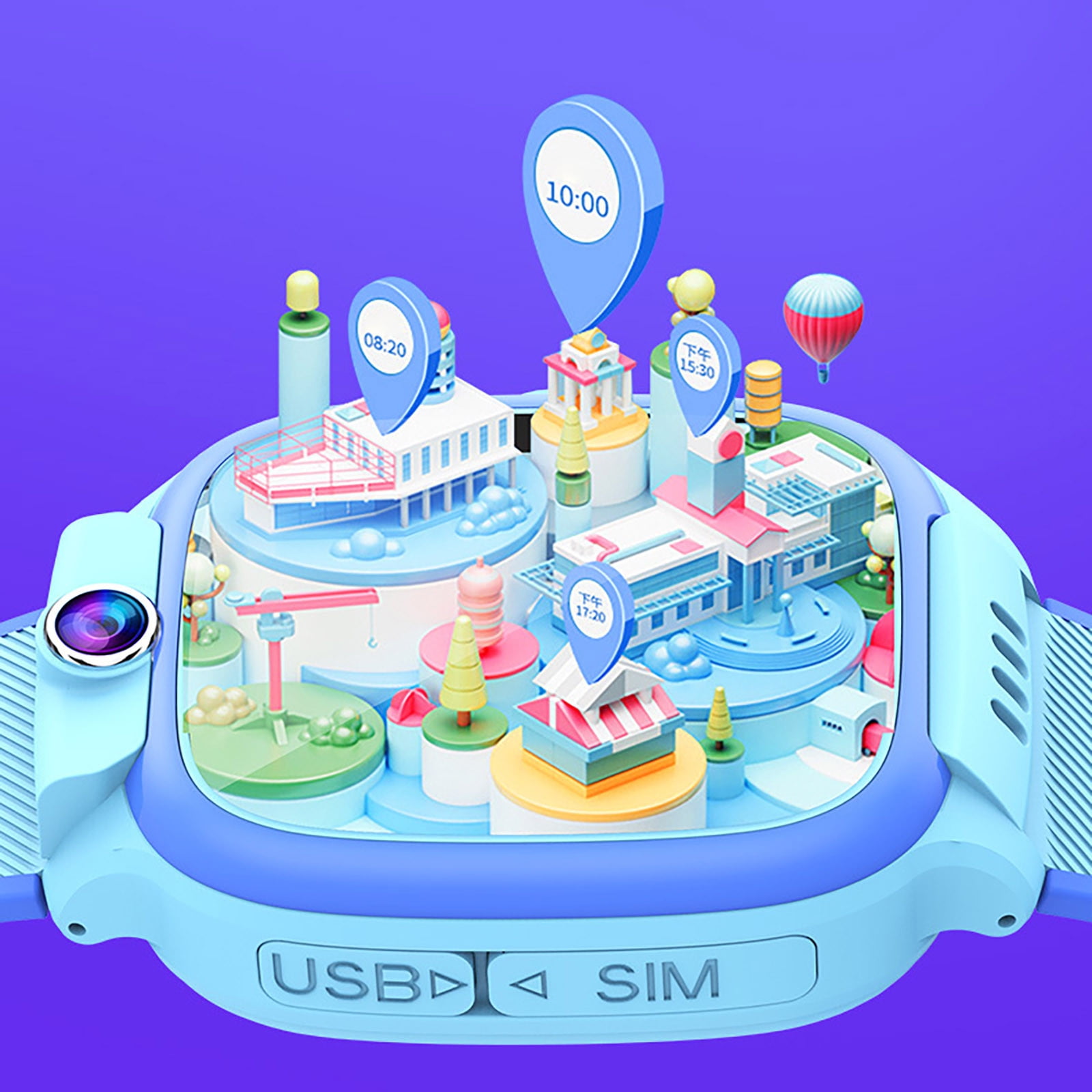 Kids Waterproof Smart Watch Smart Watch for Kids Touchscreen Kids Watches with Video Alarm Camera Toys for Girls Boys 3-12 Years Old Birthday Activity Trackers and Smartwatches - Image 5