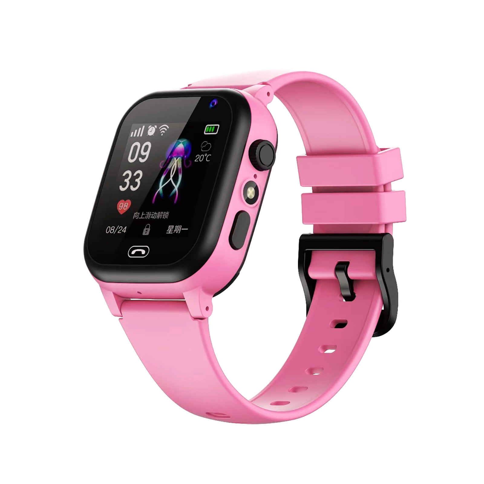 Latrodar S30 Smart Watch For Kids Girls Boys - Smart Watch For Novelty istmas Birthday Gift Pink 3.2x3.2 Inch Home Gadgets - Image 3