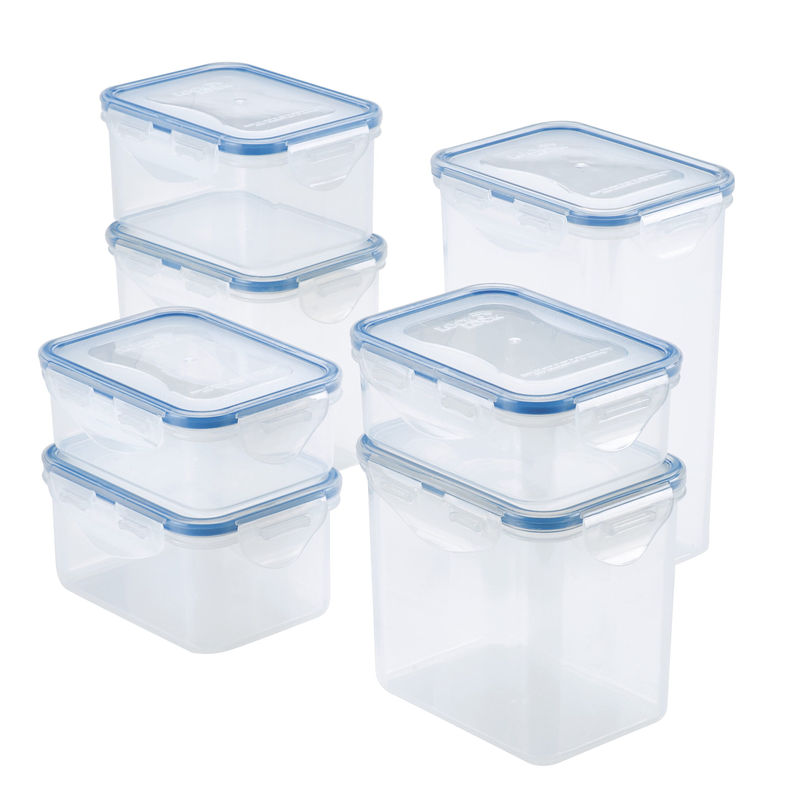 Lock & Lock Easy Essentials 14 Piece Variety Food Storage Set, Kitchen Storage