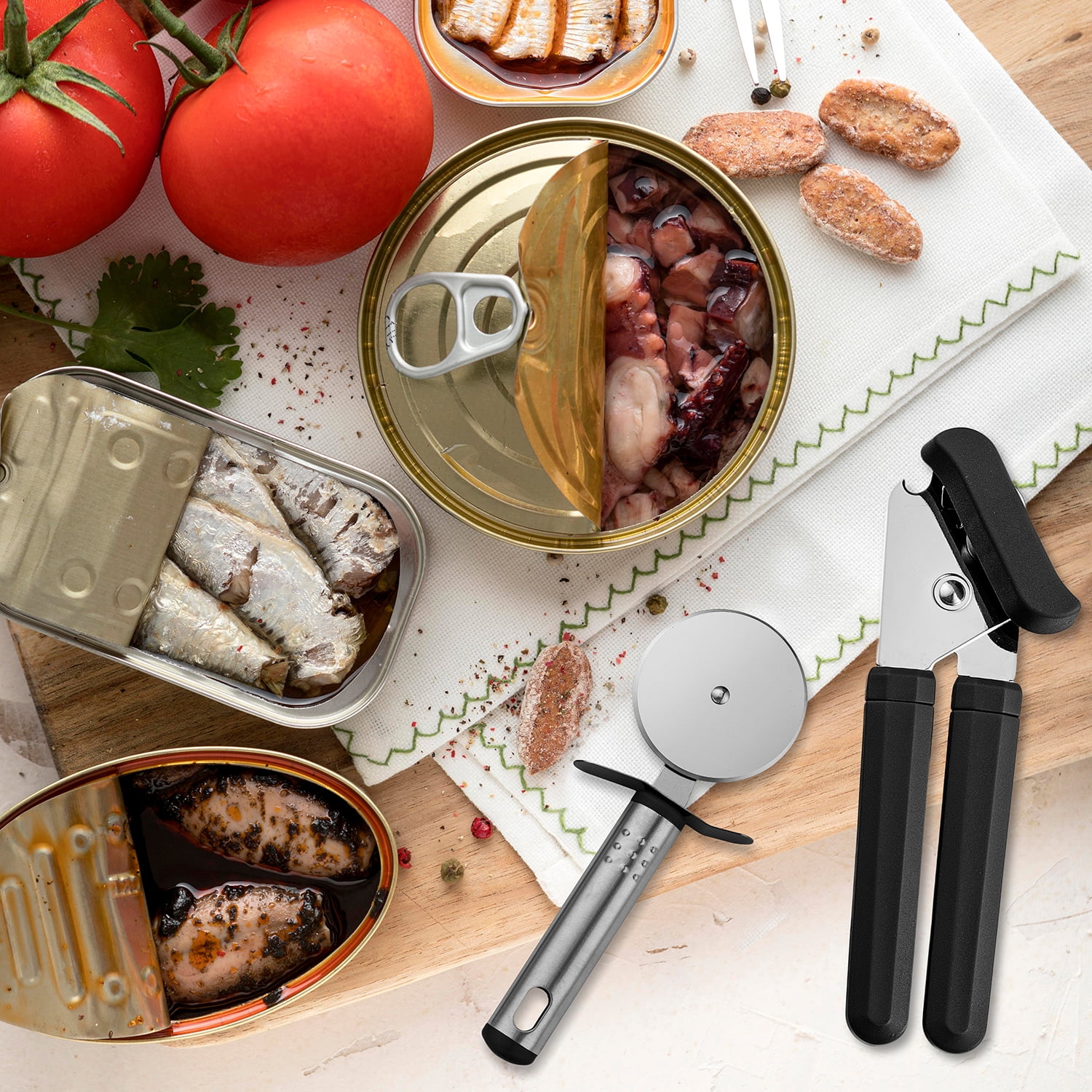 Lux Decor Collection 23 Piece Kitchen Utensils Set - Nylon and Stainless Steel Cooking Utensils Set - Black Utensil Kitchen Starter Set - Image 4