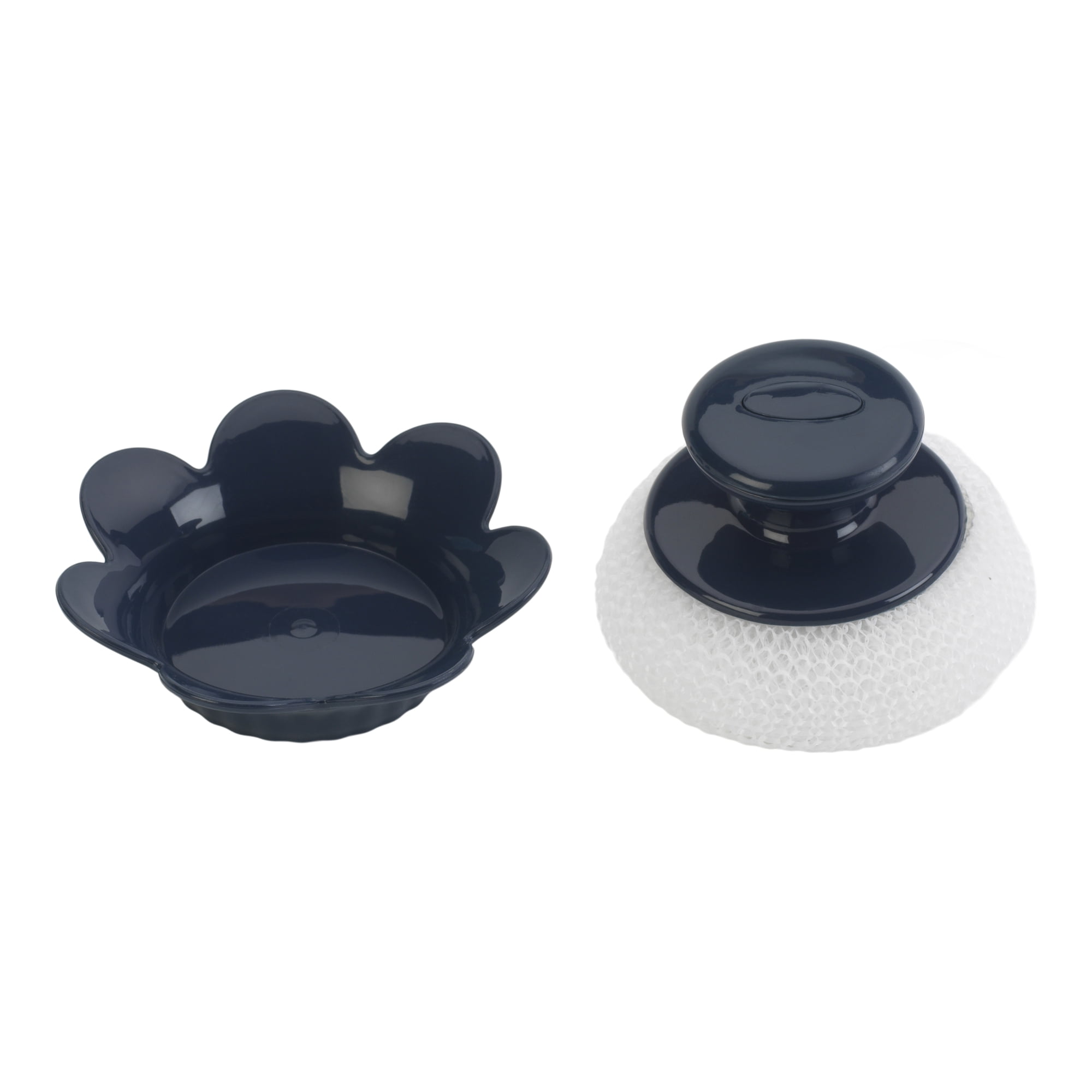 Mainstays 28-Piece Plastic Kitchen Tools and Gadgets Set, Navy Blue - Image 3