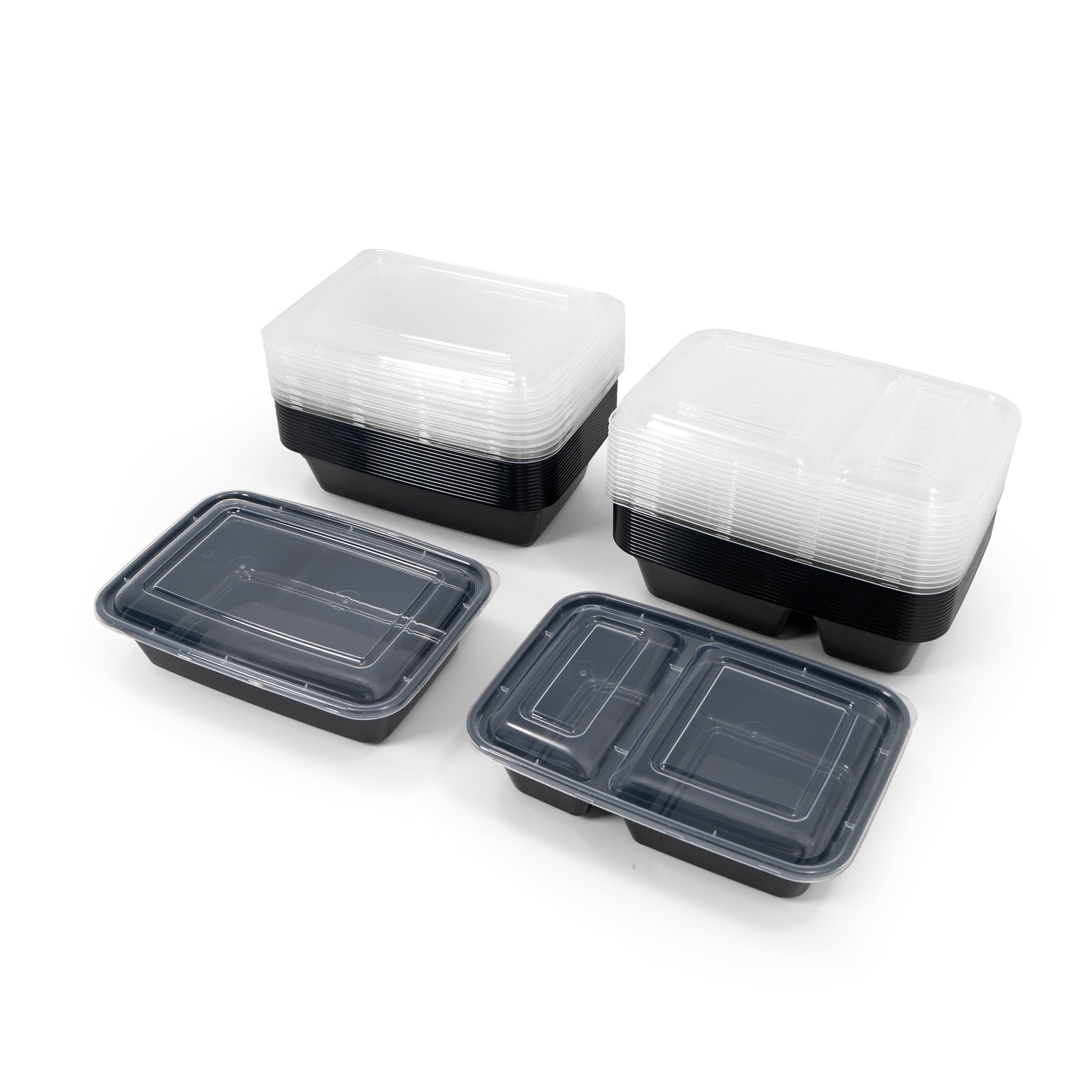 Mainstays 60-Piece Meal Prep Container Set with BPA-Free Lids in Two Sizes - Image 5