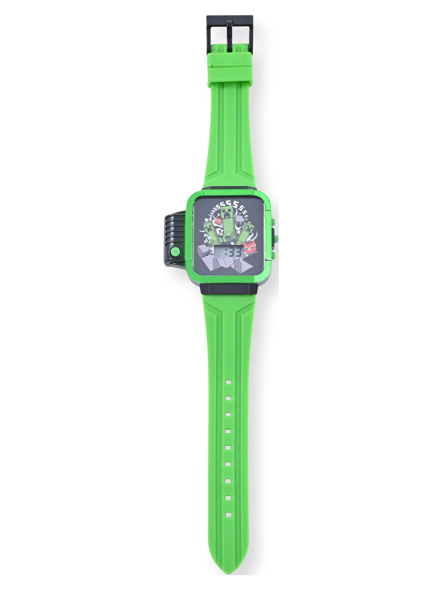 Minecraft Childrens Unisex Watch in One Size Color Green Silicone Strap (MIN4167WM) - Image 4