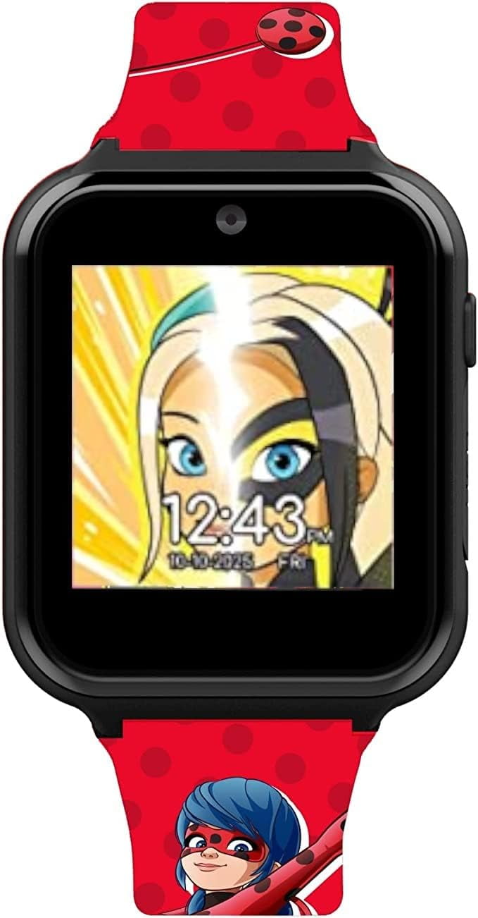 Miraculous Kids Interactive Smartwatch with Touchscreen, Interchangeable Watch Faces, Selfie Cam, Alarm and Timer, and More, with Red Silicone Band (MRC4010WM ) - Image 5
