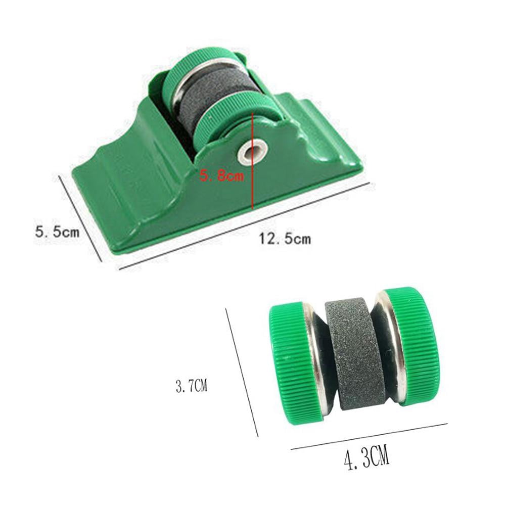 Multi Function Manual Knife Sharpener, Rolling Kitchen Tool with Base, Quick Sharpening Stone for Knives and Scissors, Household Sharpener for Kitchen, Home, Outdoor Use - Image 4