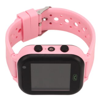 NFTIGB Children Intelligent Voice Watch IP67 Waterproof Tracker Touch Screen Kids Smart Alarm Watch Pink with 1.44 Inch / 36.5mm Display, Video Calling, Pedometer, and Camera Capabilities