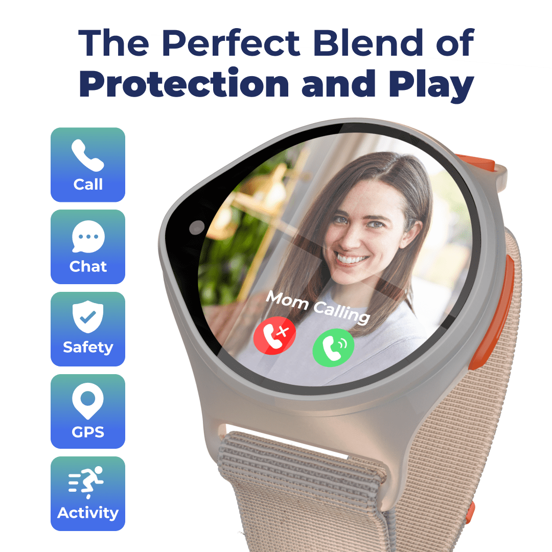 NickWatch Smart Watch for Kids with GPS, SOS, Voice Call and Tracking, Smartwatch for Boys and Girls, Requires NickWatch Data Plan - First Month Free - Image 2