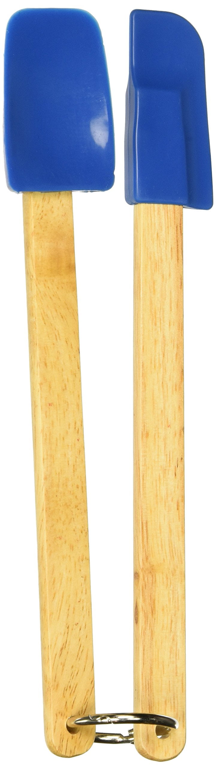 Norpro Mini Spatula Set, 2-Piece, 8" x 1.25" x 1.5", Blue