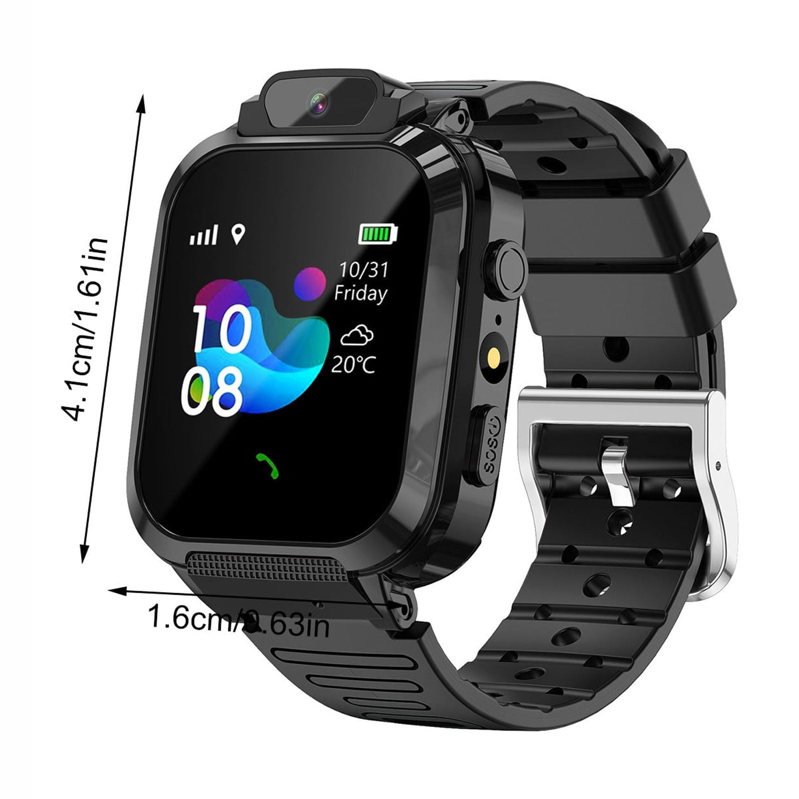 Outoloxit Kids Smart Watch with Two-Way Call, GPS Positioning, Waterproof, Games, Camera, Long Battery Life for Boys and Girls Aged 3-12 - Image 2