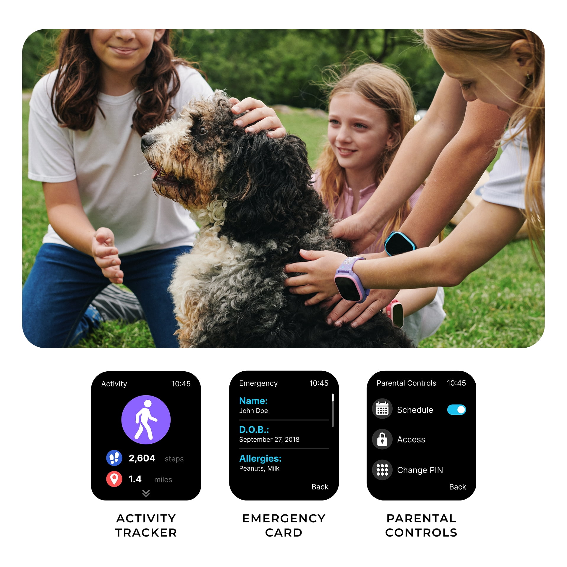 PlayZoom 4 Kids Smartwatch – 25 STEM Games, Camera, Step Counter, Audiobooks, Bluetooth, Splash Resistant, 7-Day Battery - Image 3