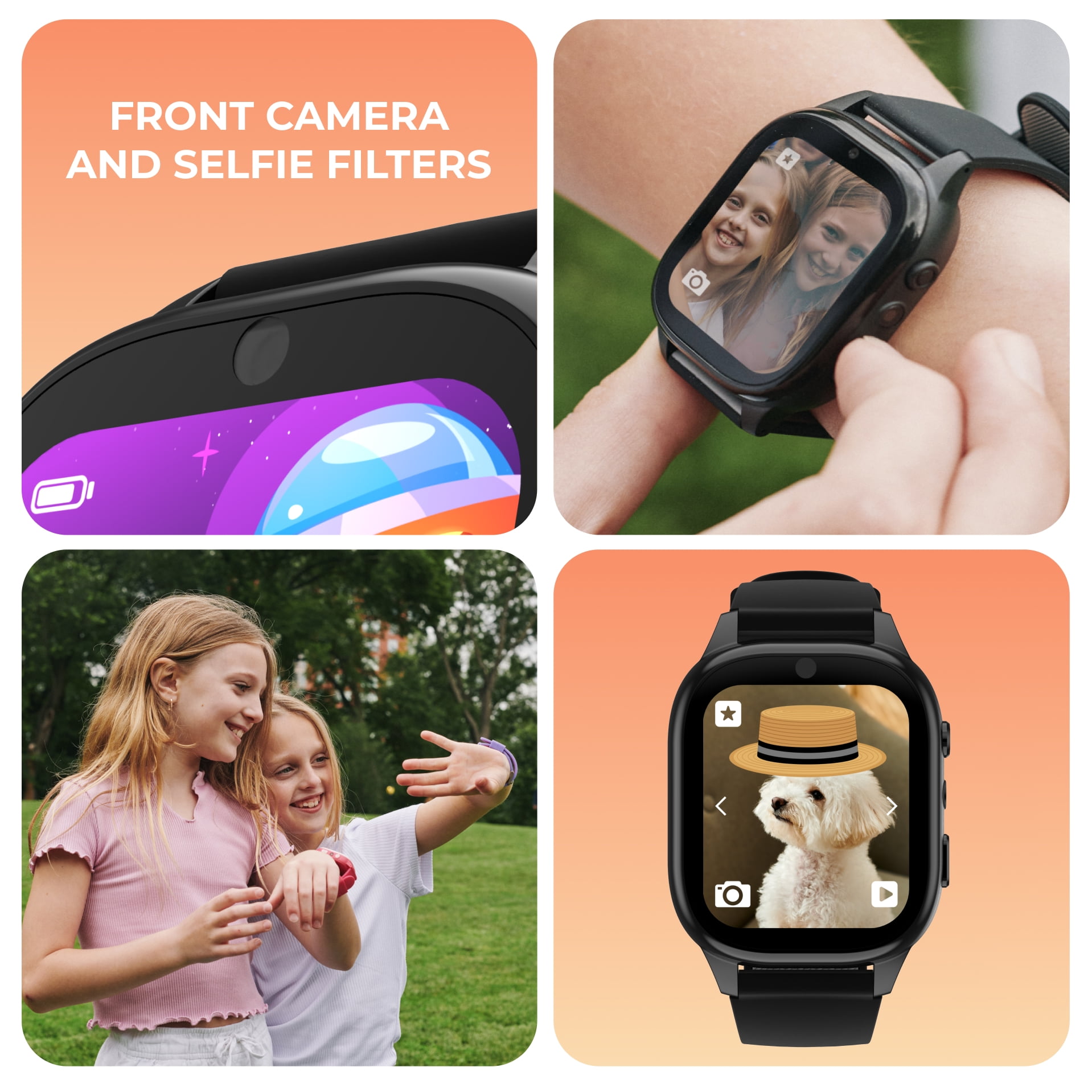PlayZoom 4 Kids Smartwatch – 25 STEM Games, Camera, Step Counter, Audiobooks, Bluetooth, Splash Resistant, 7-Day Battery - Image 2