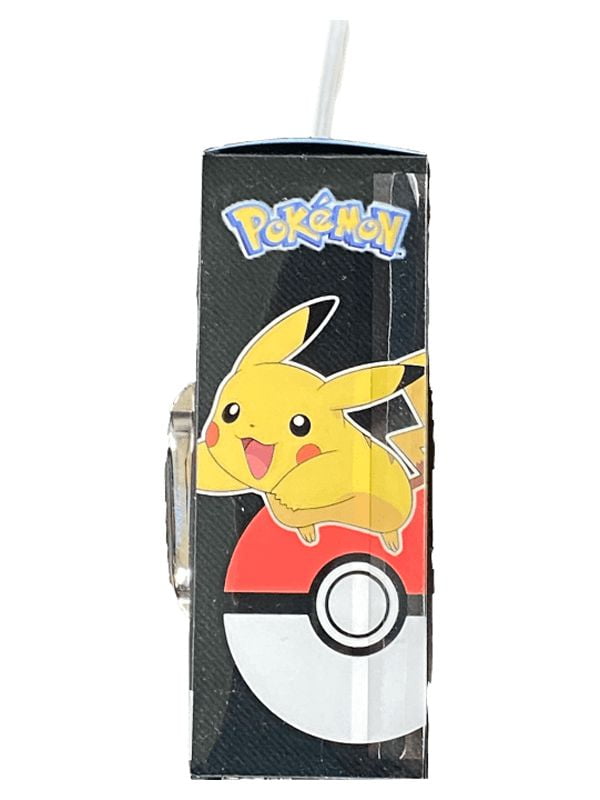 Pokémon Unisex Childrens LED Touch Screen Wristwatch with Metallic Silver Bezel and Silicone Strap (POK4255WM) - Image 3