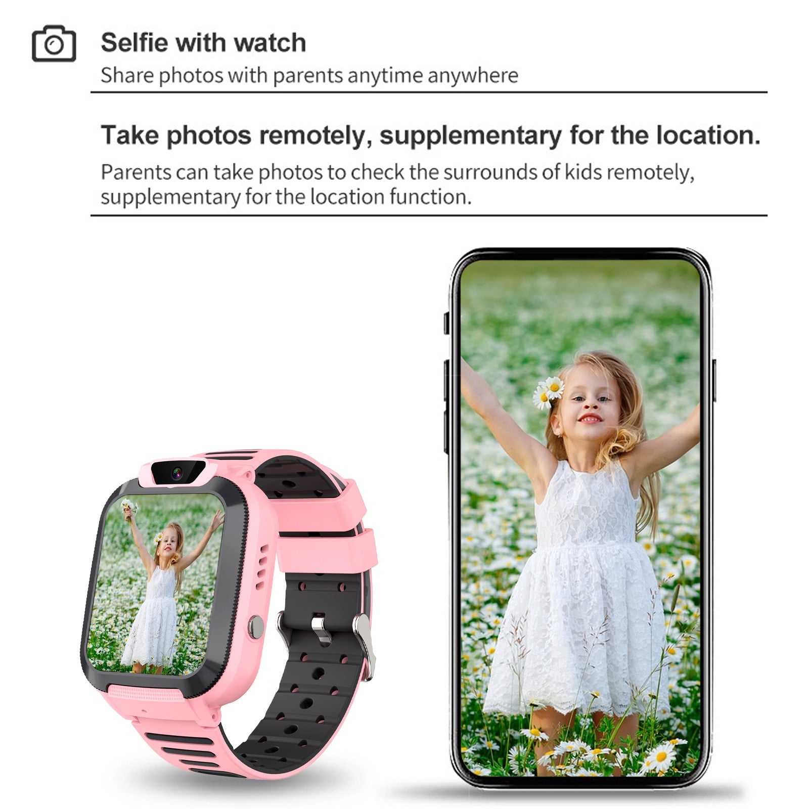 MAUXDA Kids Smart Watch For Boys Girls Ages 3-12 With Games Video Camera Music Player Call 12/24 Hour Clock Flashlight Calculator HD Touchscreen - Image 5