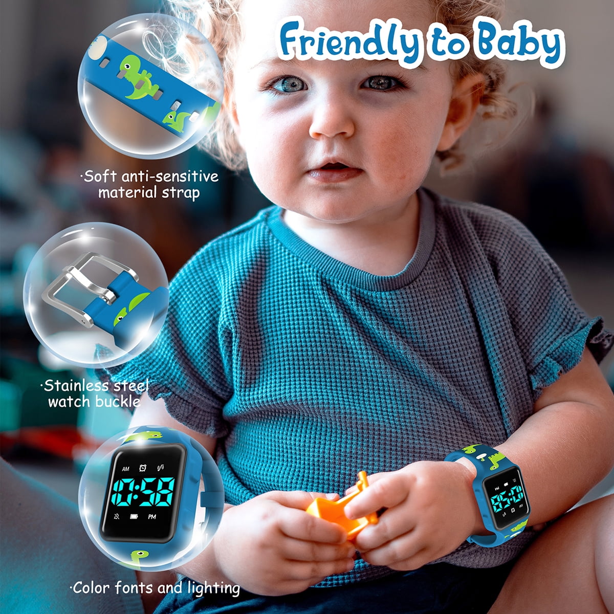 Potty Training Watch with Fun Board Book, Progress Chart & Reward Stickers,Potty Watches for Age2-5 with Fun Musical Reminder,Toilet Training Kit Gifts for Age2-5 - Image 5