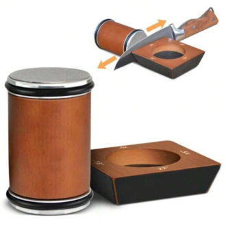 Premium Manual Rolling Knife Sharpener Kit - Stainless Steel Knives Sharpener With Grinding Disc, Includes 1 Set For Effortless Knifesharpening