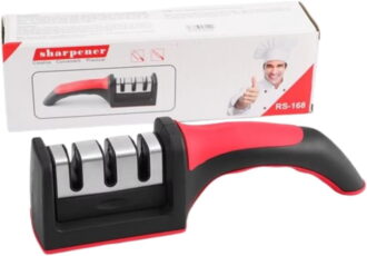 Professional 4-in-1 Kitchen Knife Sharpener for Women – Best Professional Tool Kit for Razor Sharp Knives | Highest-Rated,Top Ten Smart Sharpener Gadget for Safe,Easy,Precision Sharpening.
