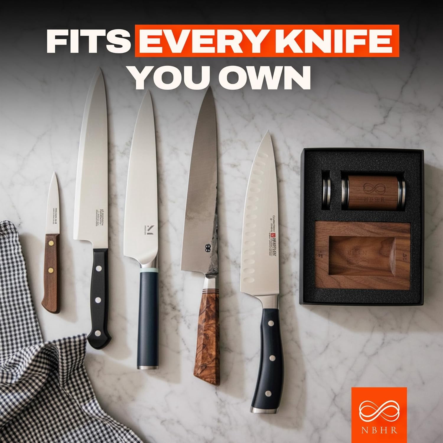 Rolling Knife Sharpener by – 15 & 20 Degrees Dual Angle Magnetic Kit for Kitchen Chef Knives - Image 4