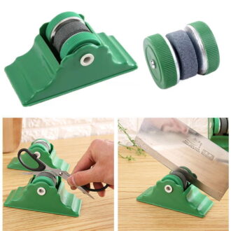 Rolling Kitchen Tool , Multi Function Manual Knife Sharpener, Quick Sharpening Stone for Knives and Scissors, Household Sharpener for Kitchen, Home