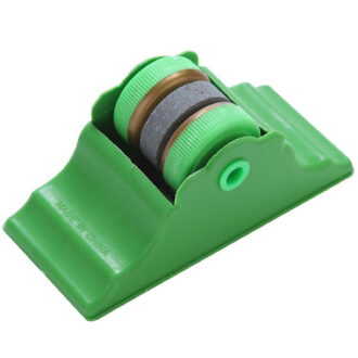 Rolling Knife Sharpener Kit, Roller Style Knife Sharpener Knife Sharpening Tool for Kitchen Knives Kitchen Scissors Poultry Shears Green