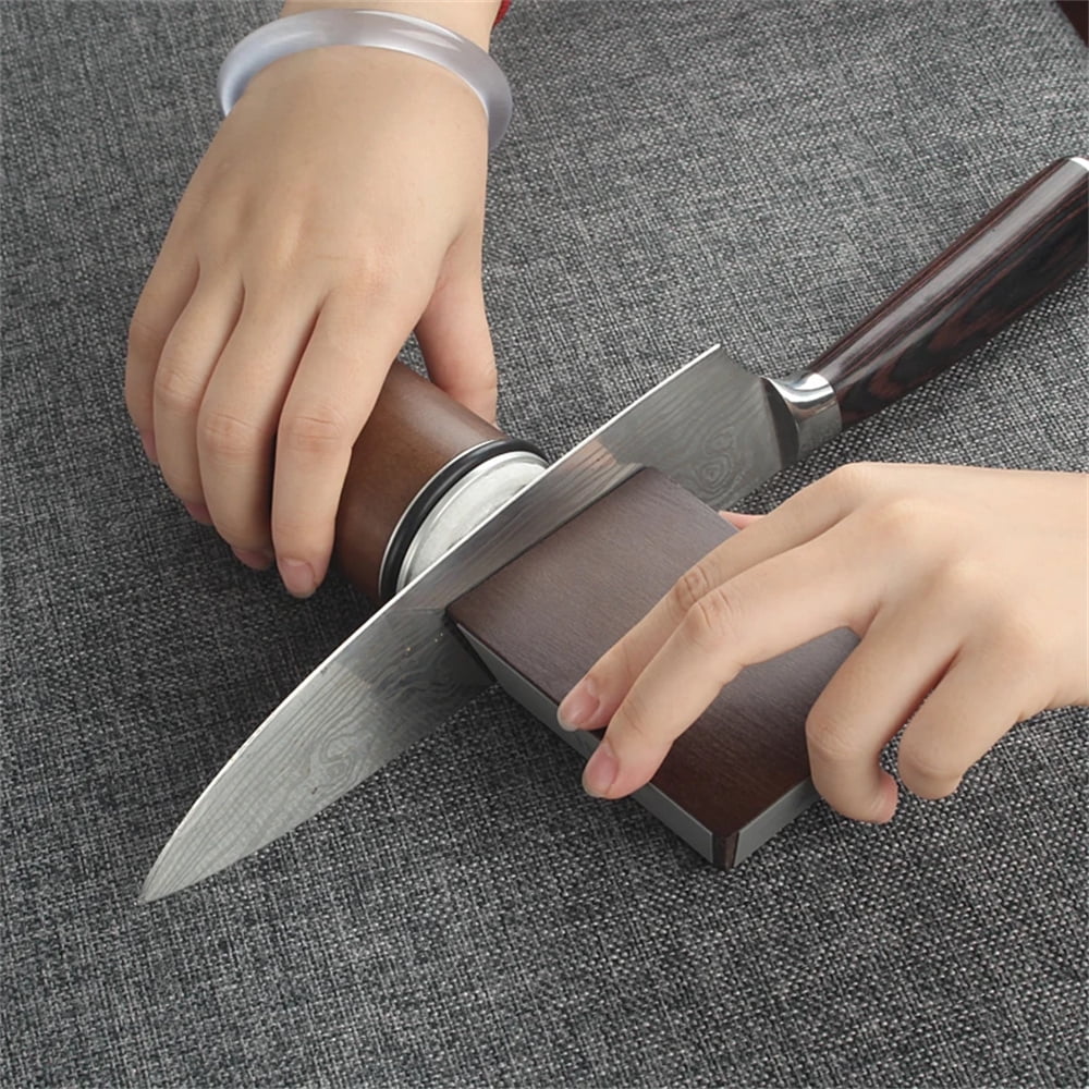 Rolling Tumbler Knife Sharpener Kit Sytem Diamond Sharpening Stone #1000/#400 Disc 4 Angle Multi-functional Kitchen Accessory - Image 2