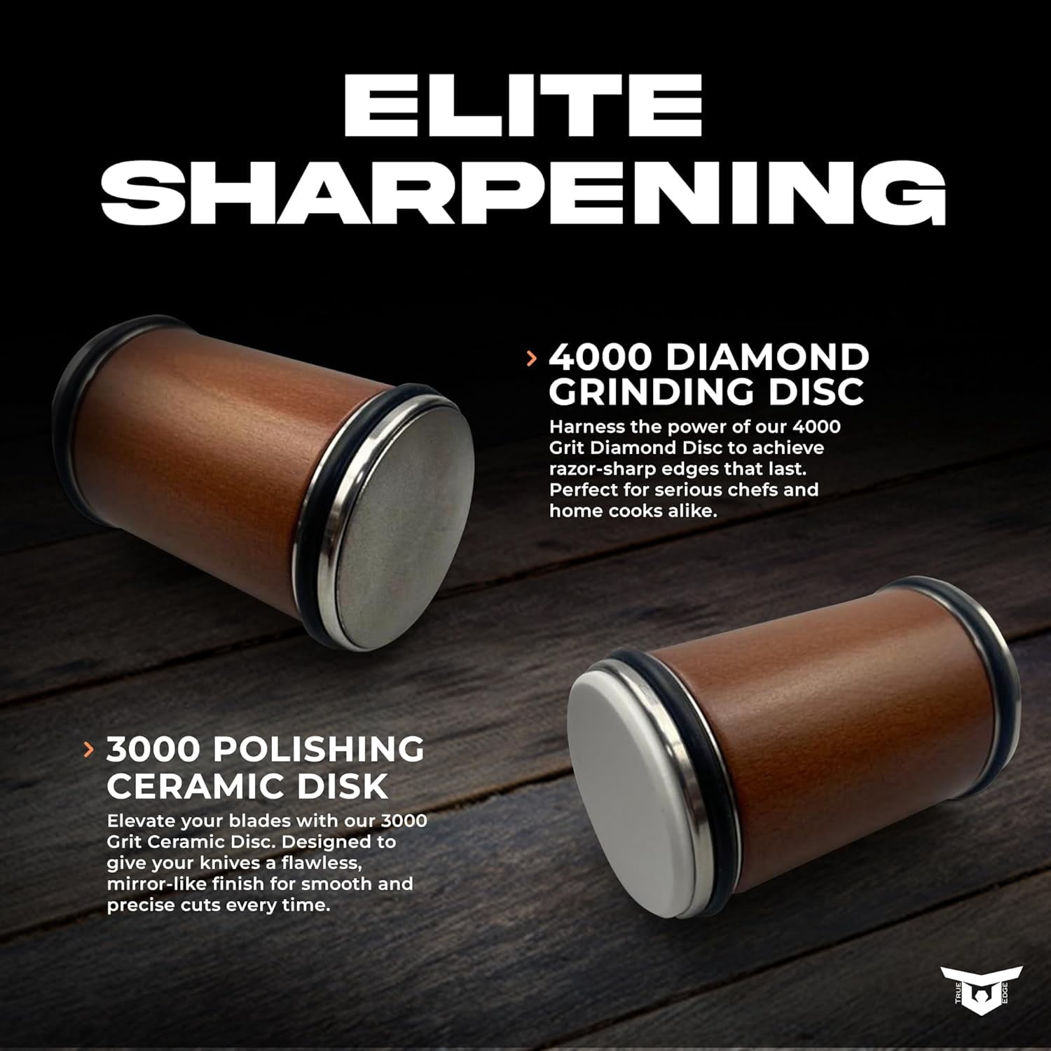 Rolling Knife Sharpener Tool Kit, Kitchen Knife Sharpener with Diamonds and Ceramic, Sharpener Kit offer 15° & 20° Magnetic Angles, Hunting knife Sharpener for Kitchen Gadgets & Gifts - Image 5