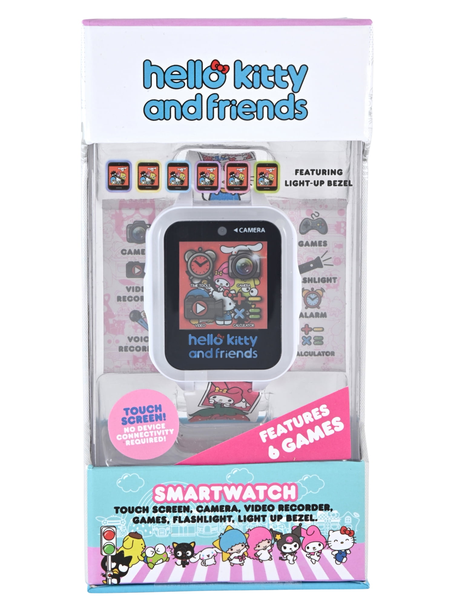 Sanrio Hello Kitty & Friends iTime Unisex Child Smart Watch with Silicone Strap and White Case 42mm - Image 2