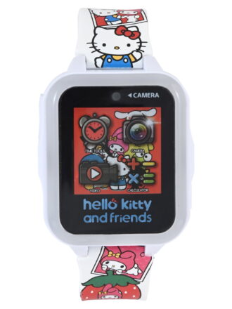 Sanrio Hello Kitty & Friends iTime Unisex Child Smart Watch with Silicone Strap and White Case 42mm