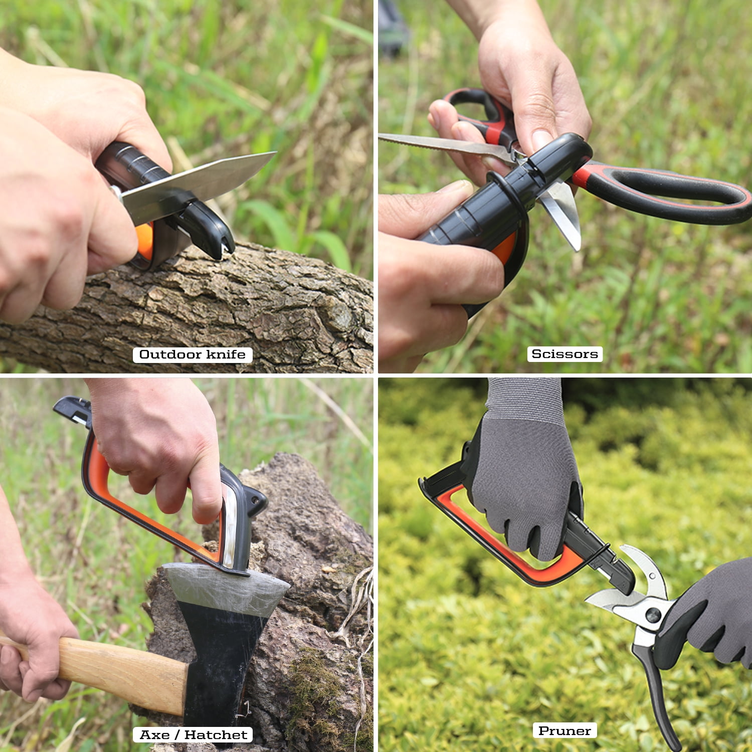 Sharpal 103N All-in-1 Pruning Gardening Tool Sharpener for Knife, Lawn Mower Blade, Axe, Pruner, Scissors - Image 2