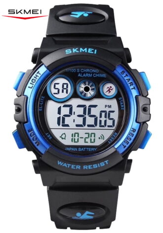 SKMEI Digital Watch, 50M Waterproof Led Watches For Ages 5-13 Sports, LED Light
