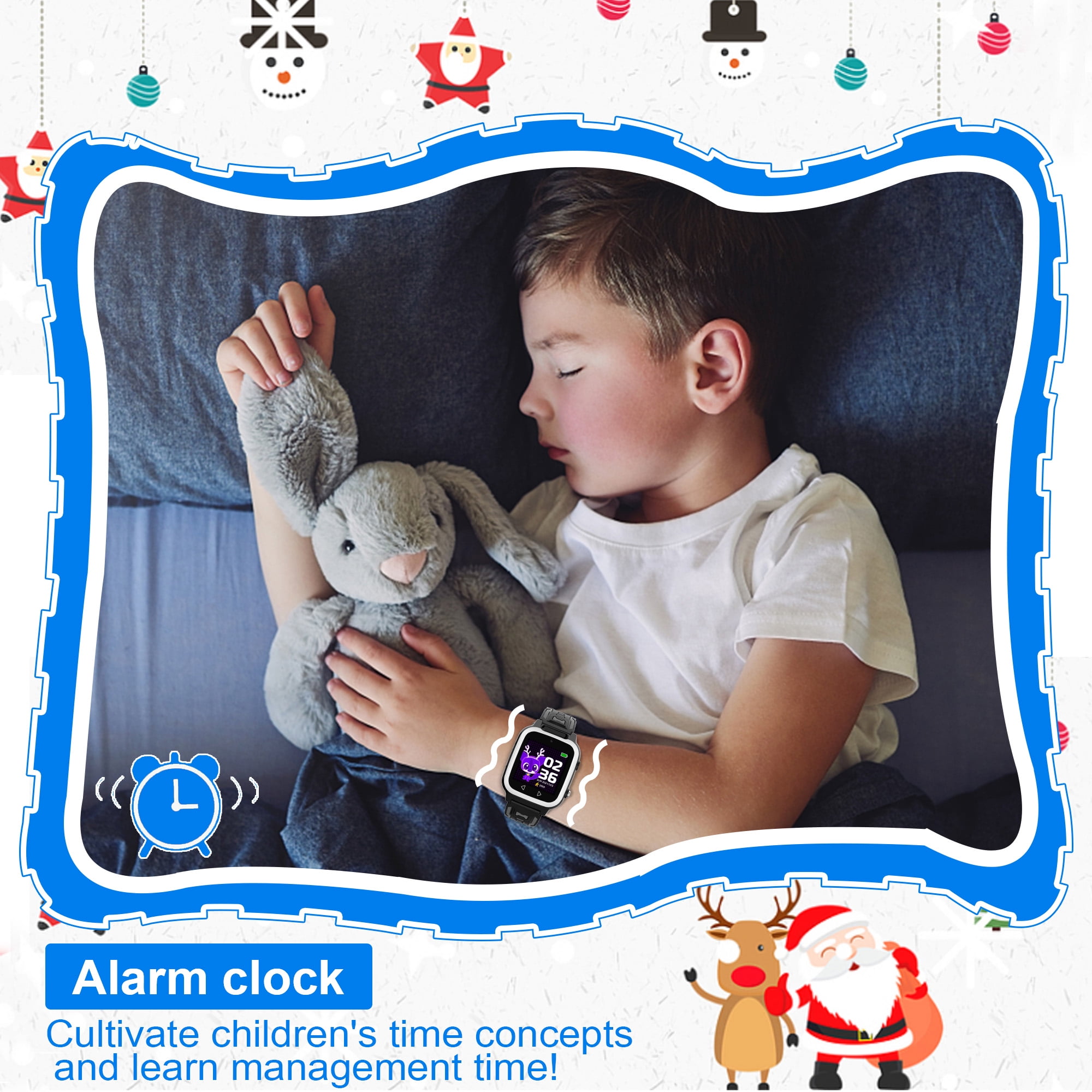 Smart Watch for Kids Boys Girls - Kids Toys for 3-10 Year Old, Toddler Watch with 25 Games Dual Camera Music Pedometer, Birthday Gifts for Boys 3 4 5 6 7 8 9 10 (Black) - Image 3