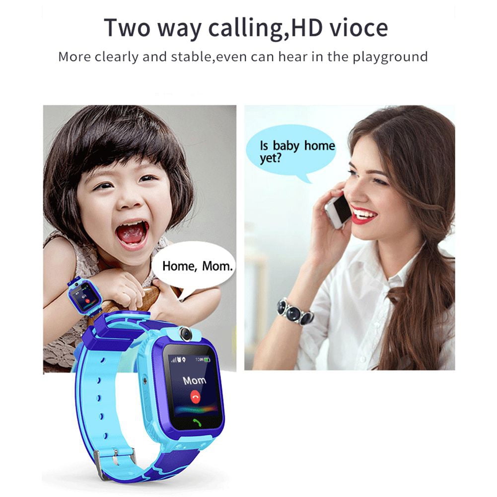 Smart Watch for Kids - Kid GPS Tracker with Phone Smartwatch for Boys Girls with Two-Way Call SOS Anti-Lost Games Camera, Child Cellphone Watch School Class Gifts - Image 2