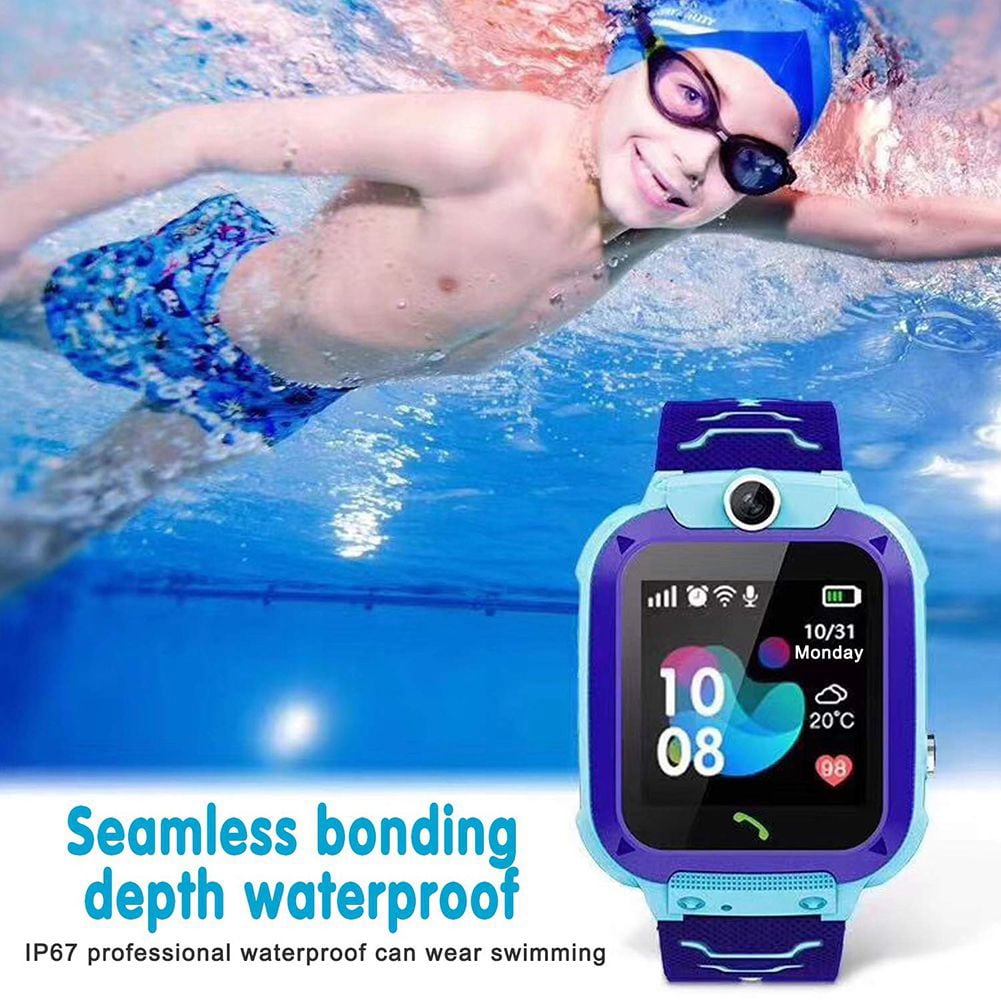 Smart Watch for Kids - Kid GPS Tracker with Phone Smartwatch for Boys Girls with Two-Way Call SOS Anti-Lost Games Camera, Child Cellphone Watch School Class Gifts - Image 3