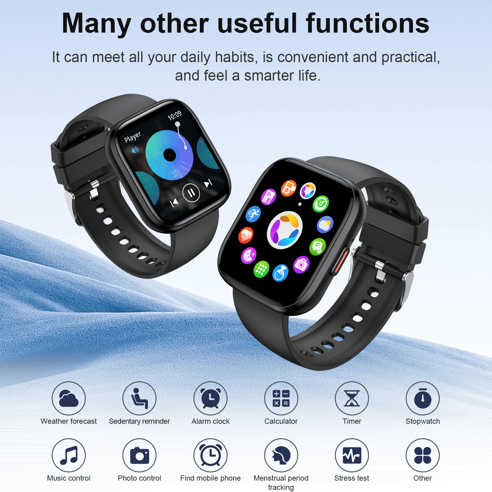 Smart Watch for Men Women Bluetooth Call, 1.85" HD Touch Screen Fitness Watch with Sleep Monitor, 112+ Sports Modes, IP68 Waterproof Activity Trackers for Android iOS - Image 5
