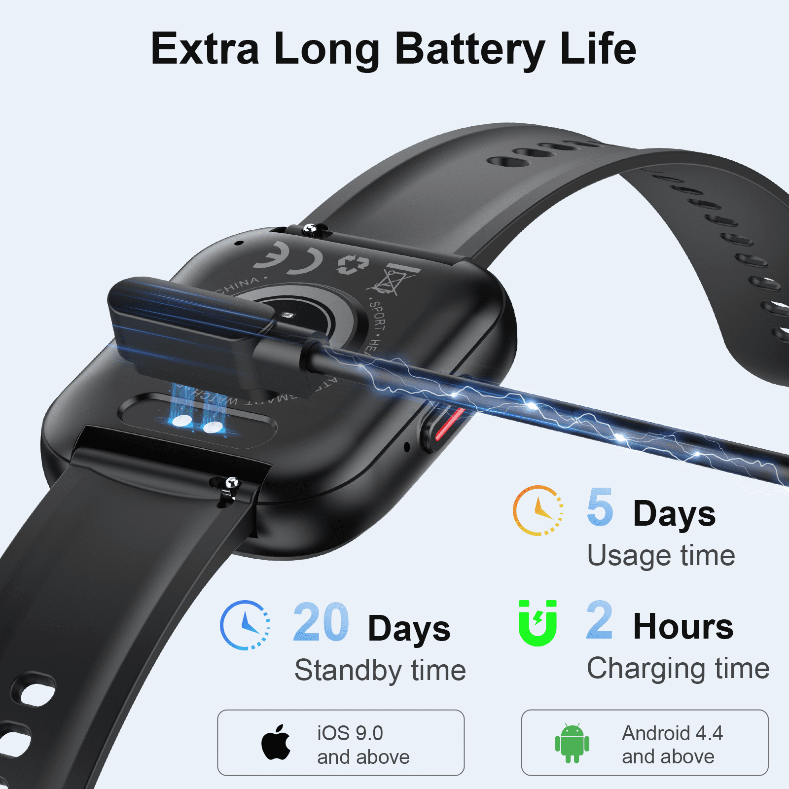 Smart Watch for Men Women Bluetooth Call, 1.85" HD Touch Screen Fitness Watch with Sleep Monitor, 112+ Sports Modes, IP68 Waterproof Activity Trackers for Android iOS - Image 2