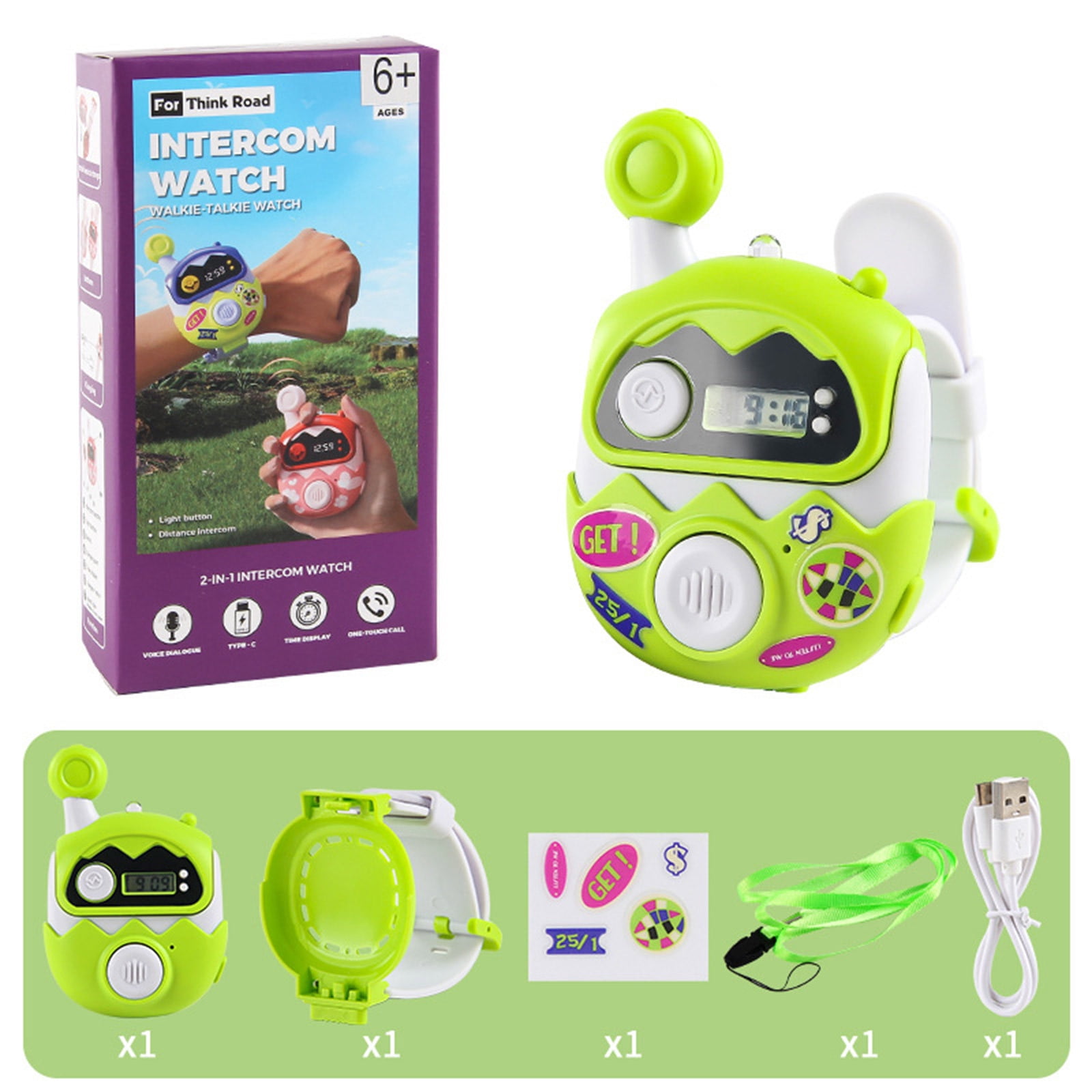 Smart Watches - Kids USB Wireless Watch - Talkie 300m Remote Wireless Communication For Parent - Child Interaction And Brain - Boosting Play - Image 3