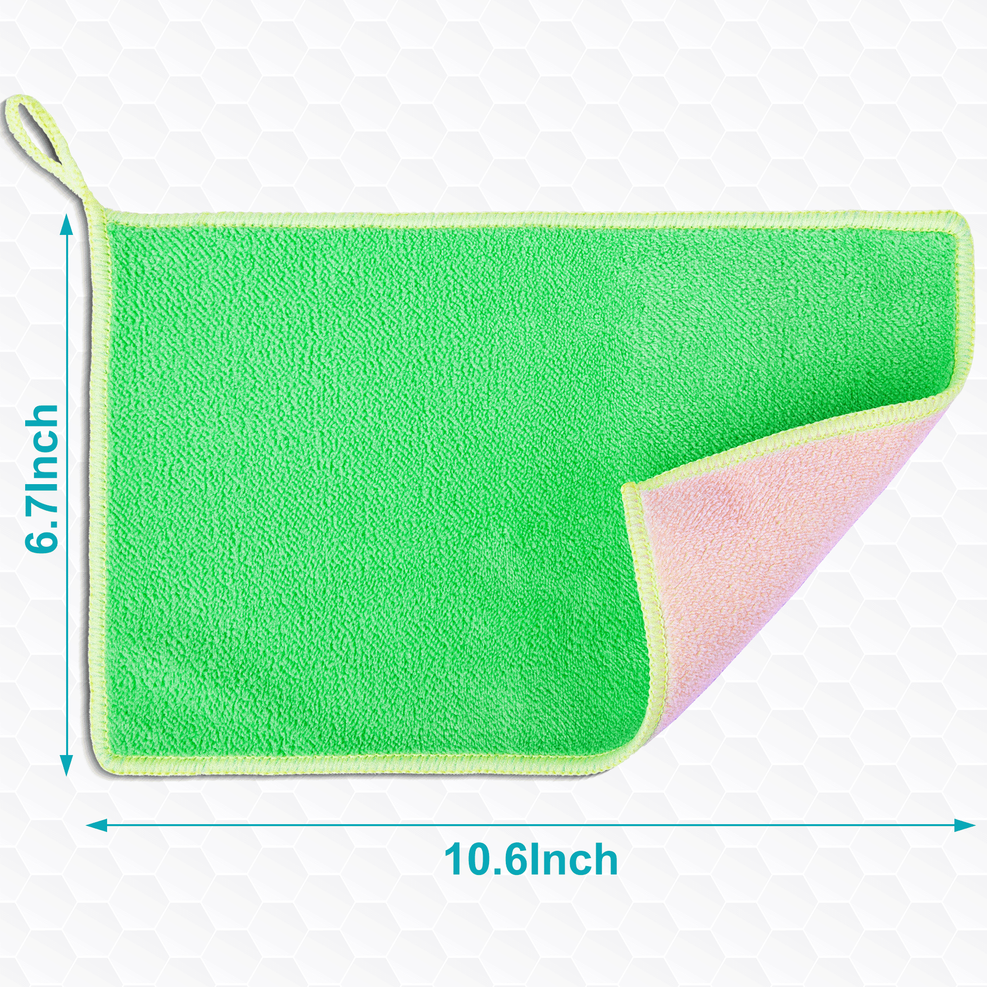SUGARDAY 12 PCS Dish Cloths Towels for Drying Dishes Reusable Hand Tea Towels for Kitchen Washing Dishes - Image 3