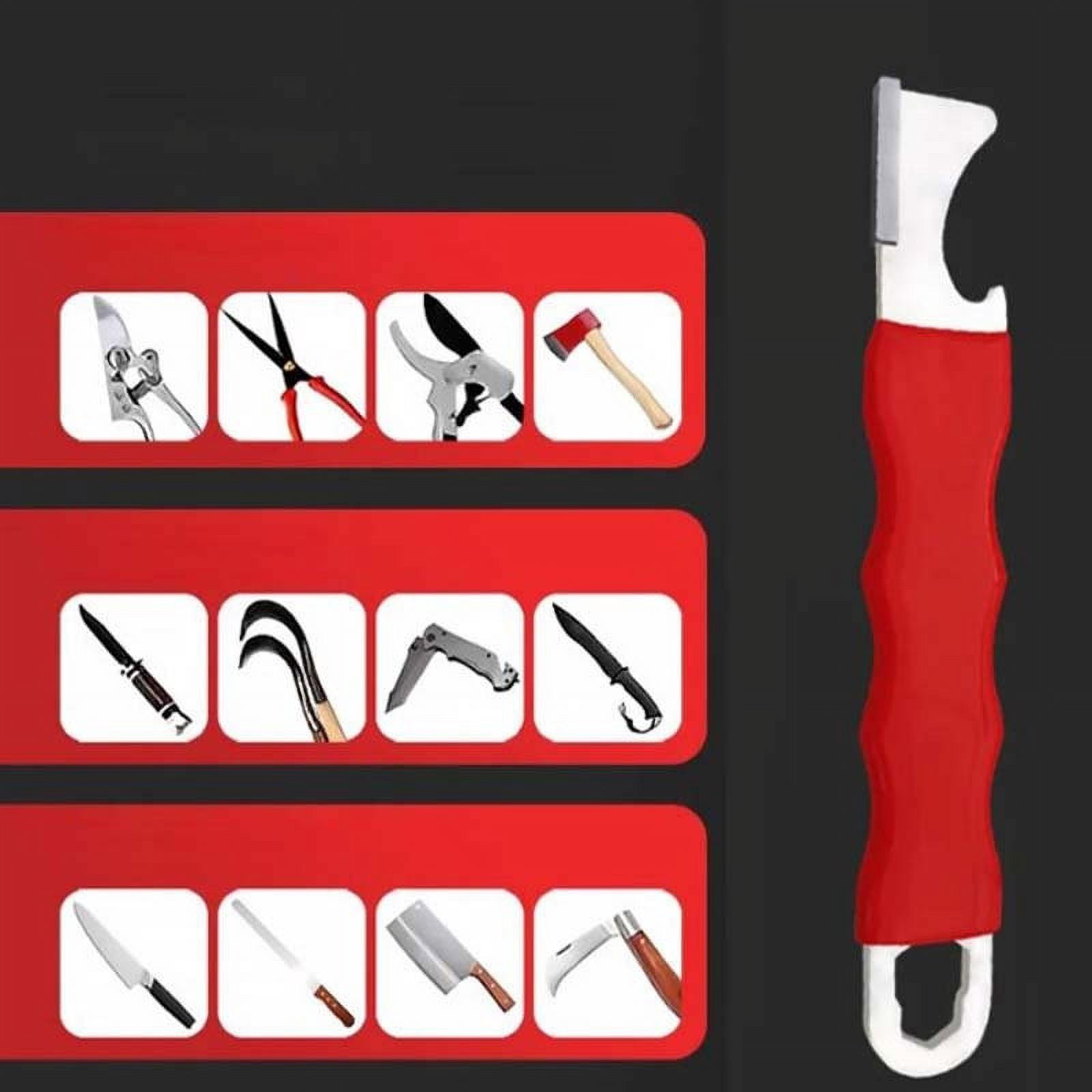 taicans Garden Tool Blade Sharpener,Pocket Blade Sharpener for Garden Tools with Tungsten Carbide Blade,Universal Tool Sharpener for Pruning Shears,Hedge Scissors,Clippers,Pocket Knives - Image 2