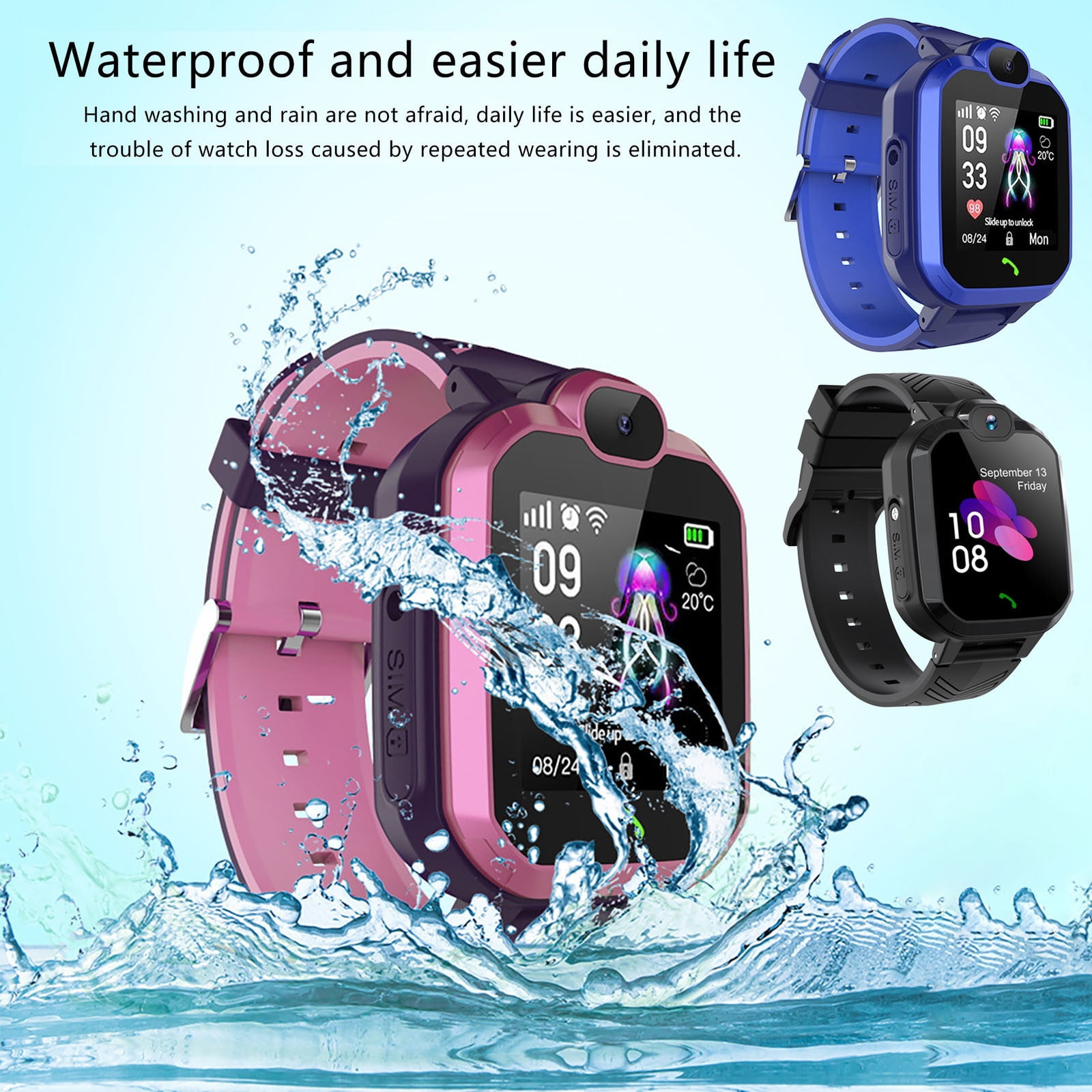 taicans GPS Smart Watch for Kids with Video Calls,Camera for Boys Girls - Image 5