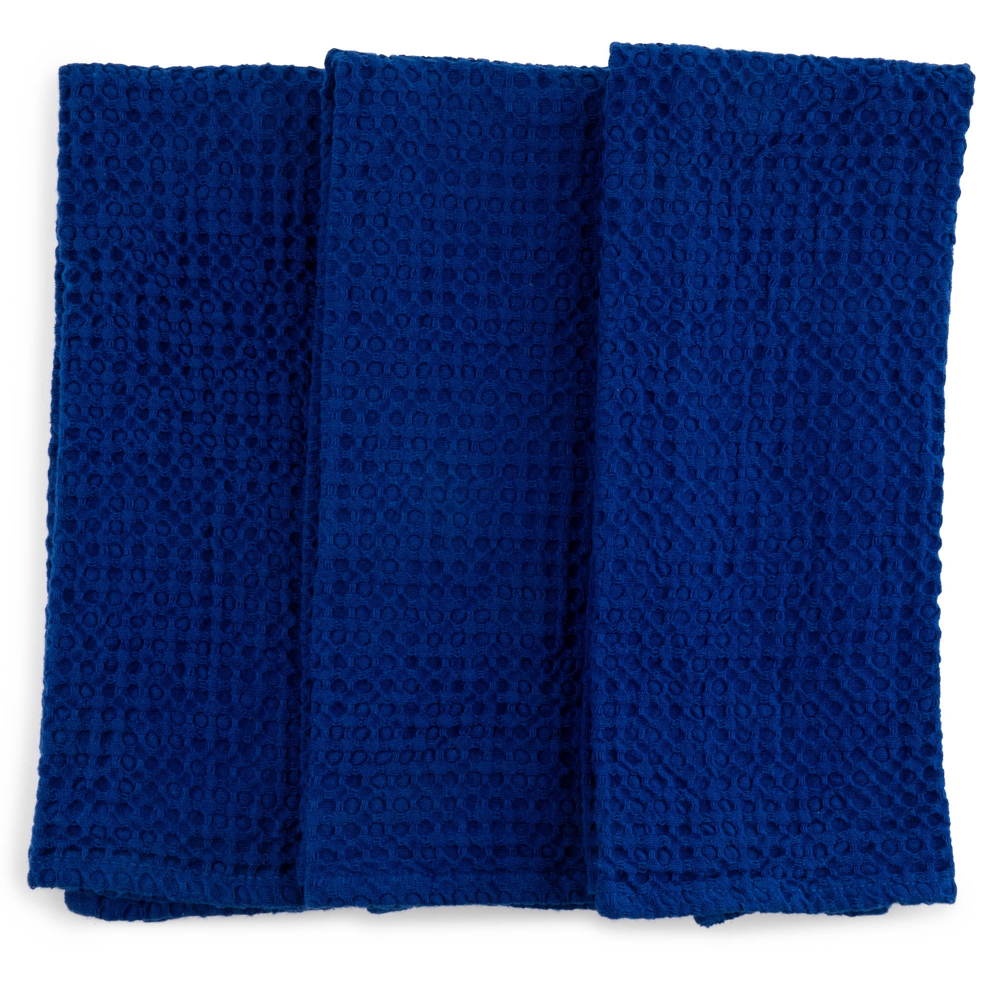 Thyme & Table Blue Cotton Waffle Kitchen Towels (3 Count)