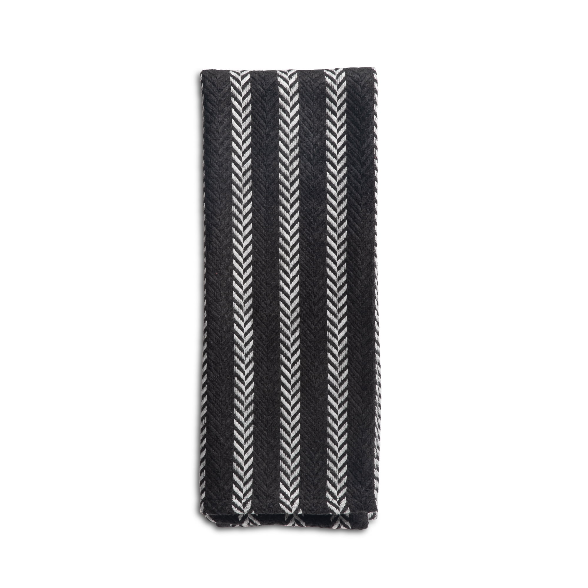 Thyme & Table Kitchen Towels, Gray Star, 4 Pack Set - Image 4