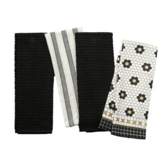 Thyme & Table Penny Tile 4-Pack Kitchen Towel Set