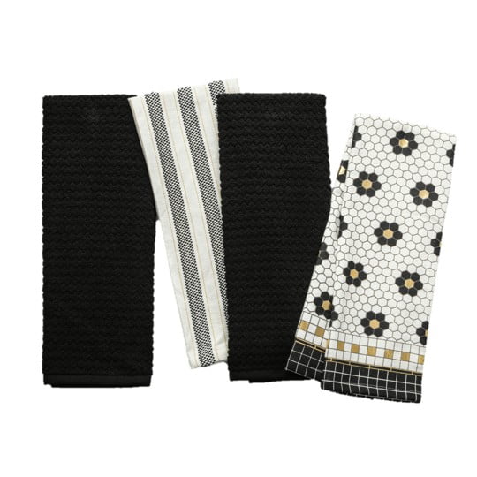 Thyme & Table Penny Tile 4-Pack Kitchen Towel Set