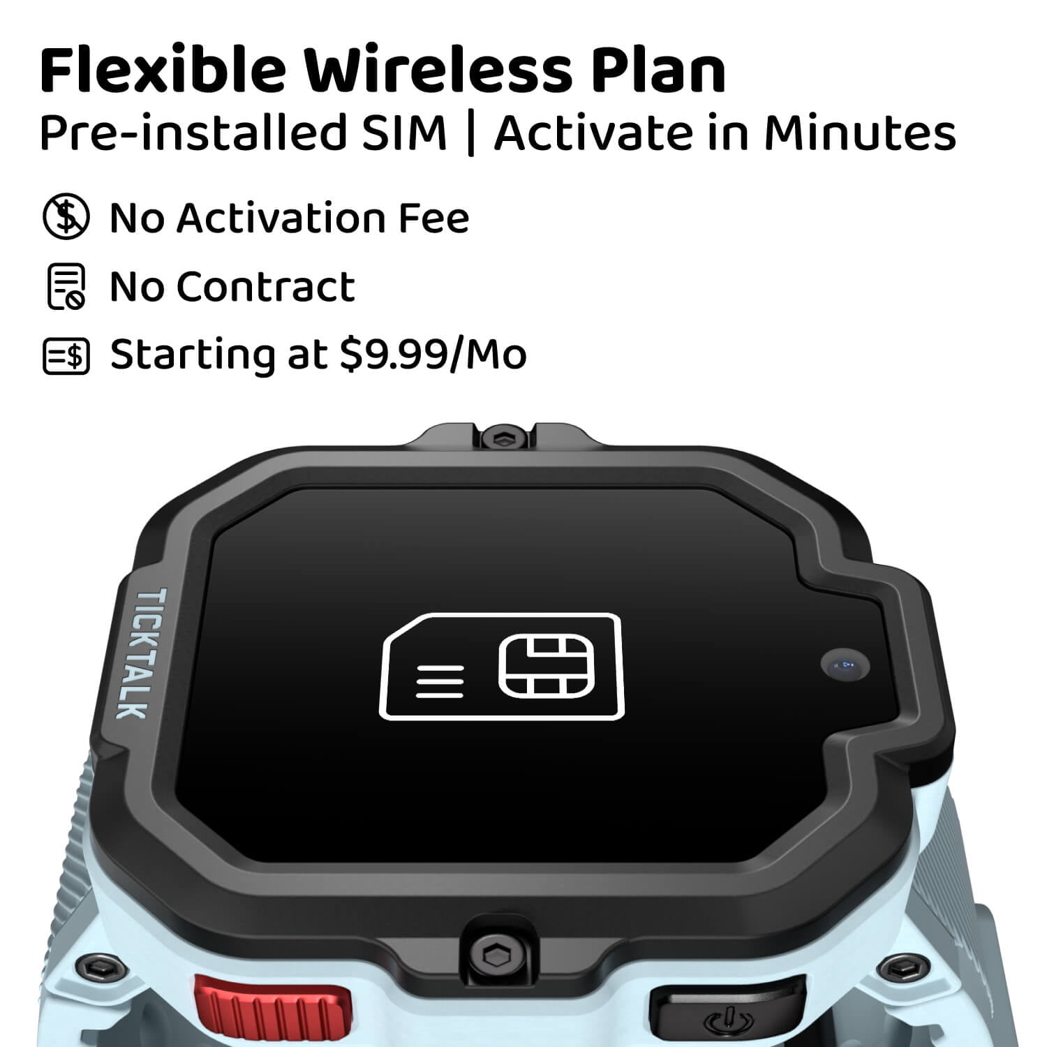 TickTalk 5 Kids Smartwatch with GPS, Calls & Texts, Parental Controls, SOS & 911, Free Music – AT&T Network (Activated via TickTalk) - Image 2